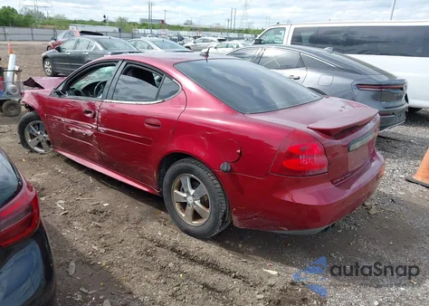 2008 Pontiac Grand Prix из США, поврежденный, VIN 2G2WP552481192010